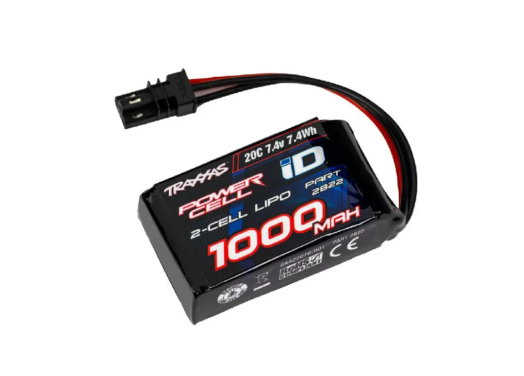 Traxxas 1000Mah 2S 7.4V 20C Lipo Battery (Fits Trx-4M) 1