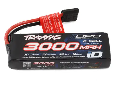 Traxxas 2S "Power Cell" 20C Lipo Battery W/Id Connector (7.4V/3000Mah) 1