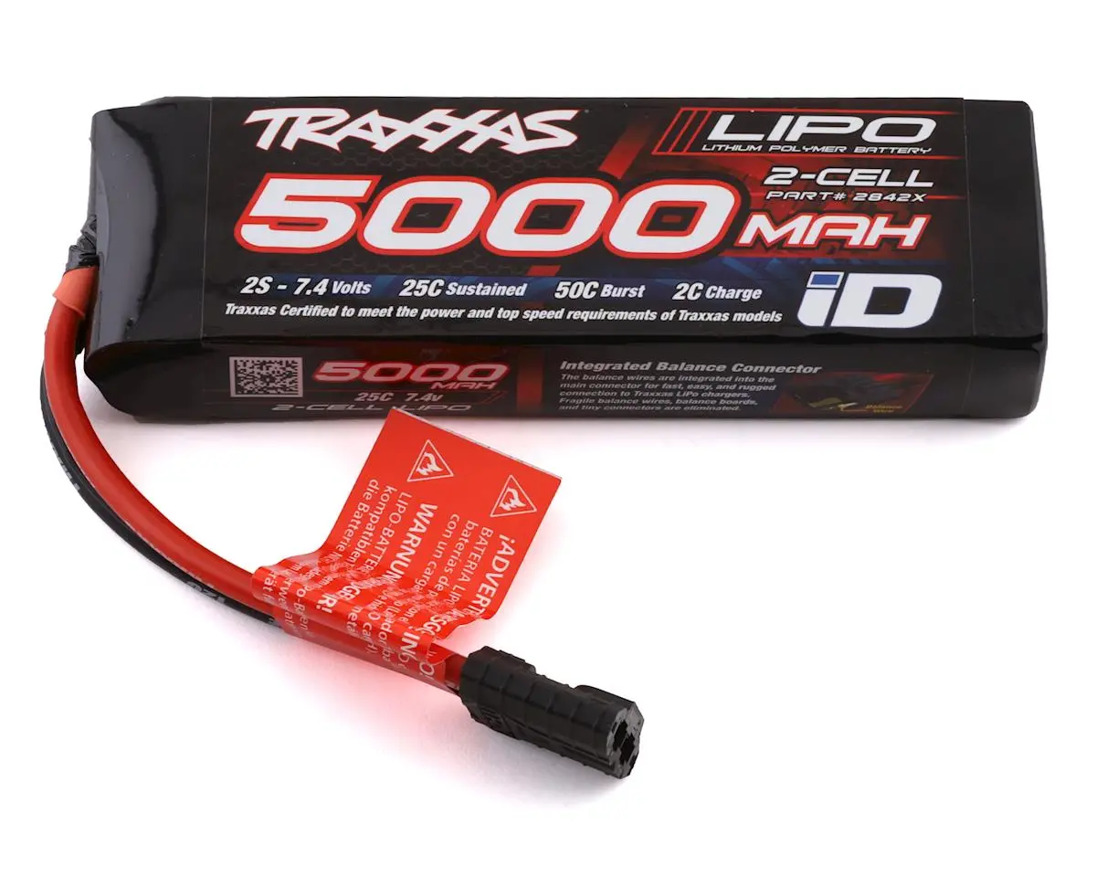 Traxxas 2S "Power Cell" 25C Lipo Battery W/Id Traxxas Connector (7.4V/5000Mah) 1