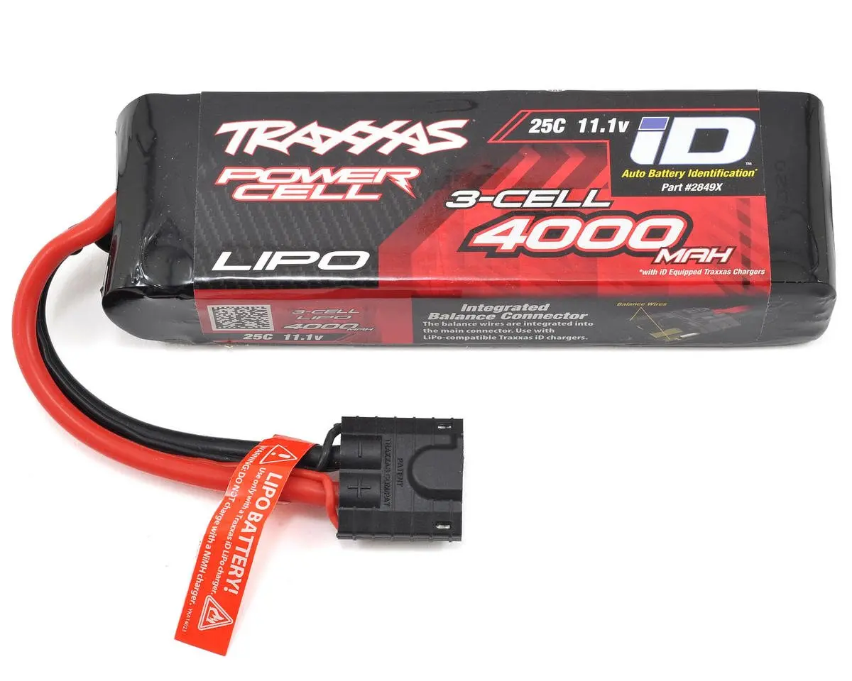 Traxxas 3S "Power Cell" 25C Lipo Battery W/Id Traxxas Connector (11.1V/4000Mah) 1