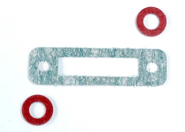 Traxxas Exhaust Header Gasket (1)/ Gaskets, Pressure Fitting (2) (For Side Exhaust Engines Only) 1