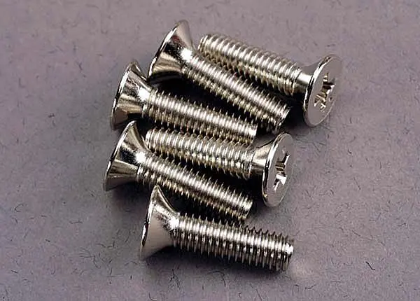 Traxxas Screws, 4X15mm Countersunk Machine (6) 1