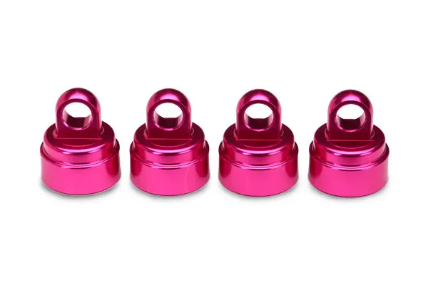 Traxxas Aluminum Ultra Shock Cap (Pink) (4) 1