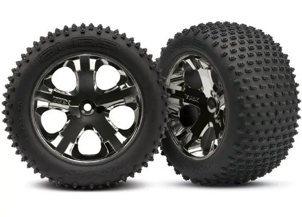 Traxxas Tires & Wheels, Assembled, Glued (2.8") 1