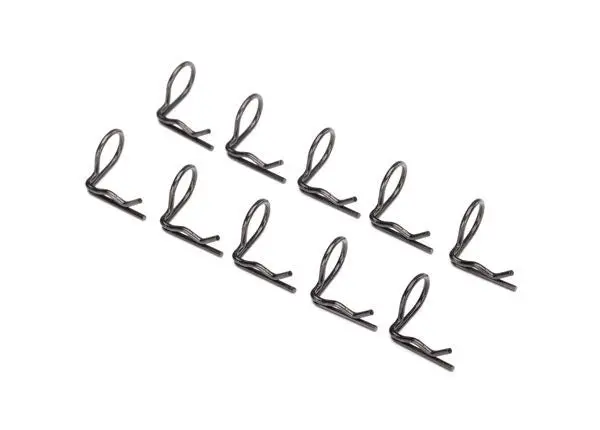 Traxxas Body Clips (Angled, 90°) (Black) (10) 1