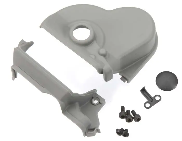 Traxxas Cover, Gear (Upper & Lower) (1)/ Dust Plug (1)/ 3X6mm Cs (3) (For Single Motor Installation, Use With Motor Plate #3997X 1