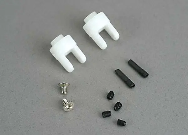 Traxxas Differential Output Yokes (2)/ 3X5mm Countersunk Screws (2)/ 3Mm Set (Set) Screws (4) 1