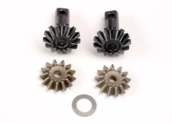Traxxas Diff Gear Set: 13-T Output Gear Shafts (2)/ 13-T Spider Gears (2)/ Spider Shaft (1)/ 6X10x0.5Mm Ptfe-Coated Washer (1) 1