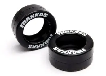Traxxas Rubber Tires (Fits Traxxas Wheelie Bar Wheels) (2) 1