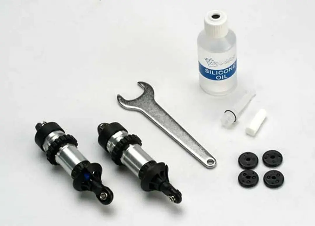 Traxxas Assembled Aluminum Gtr Shock Set Without Springs (2) 1