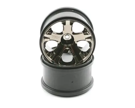 Traxxas 12Mm Hex All-Star 2.8" Rear Wheels (2) (Jato, Jato 3.3) (Black Chrome) 1