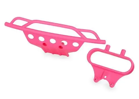 Traxxas Slash Bumper With Mount (Front)(Pink) 1