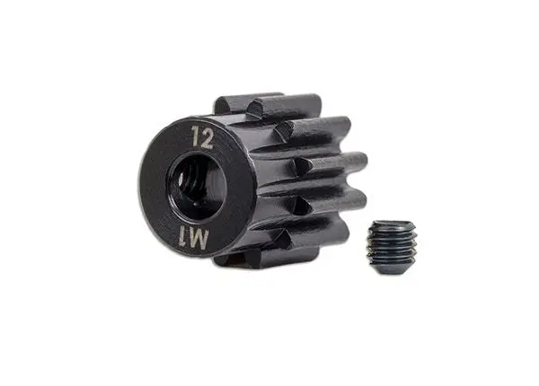 Traxxas Gear, 12-T Pinion (1.0 Metric Pitch) (Fits 5Mm Shaft)/ Set Screw 1