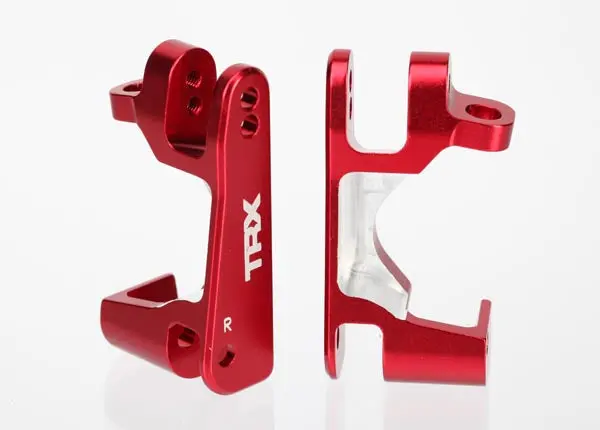 Traxxas Aluminum Caster Block Set (2) (Red) 1