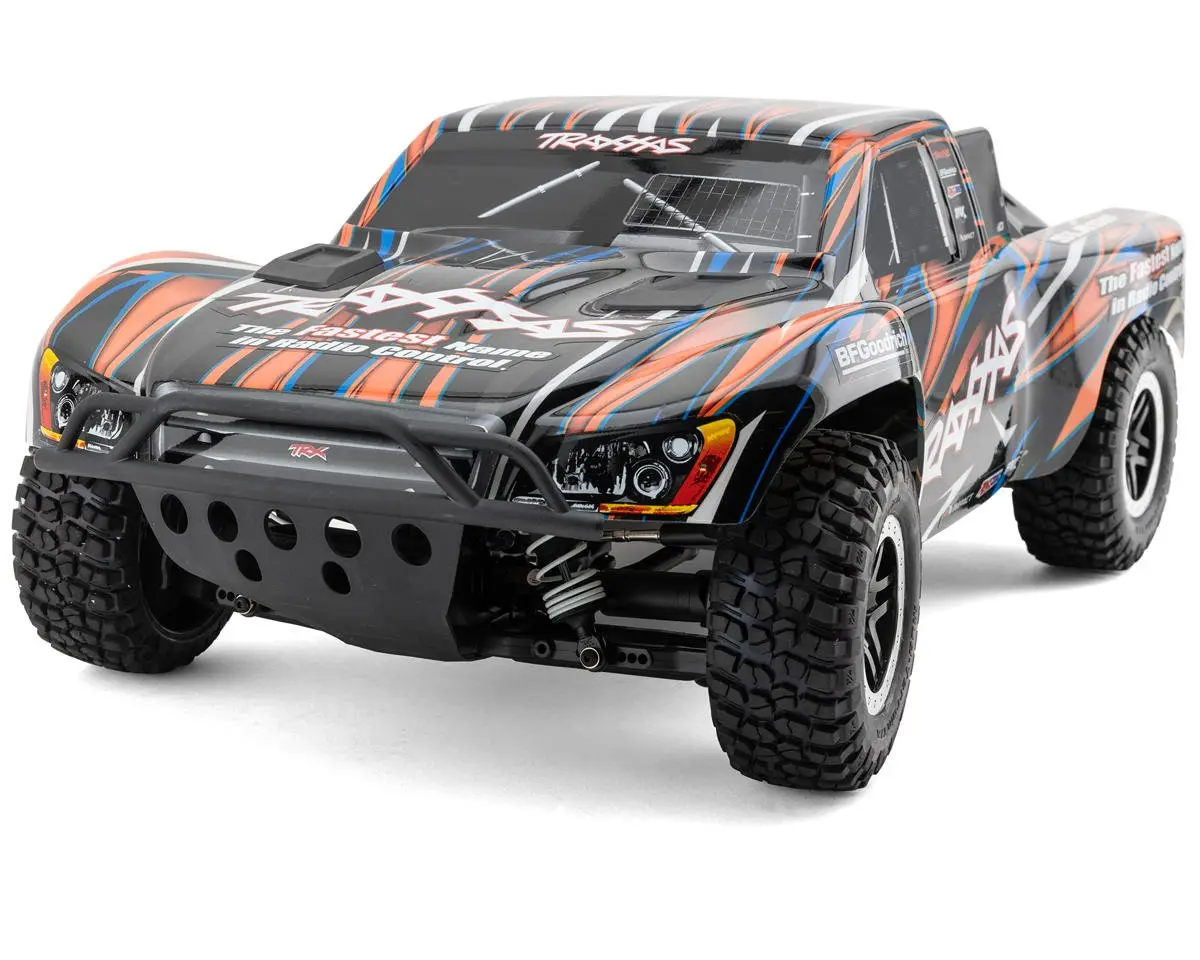 Traxxas Slash Vxl Extremehd 1/10 Rtr 4X4 Brushless Short Course Truck (Orange) W/Tqi™ 2.4Ghz Radio & Tsm® 1