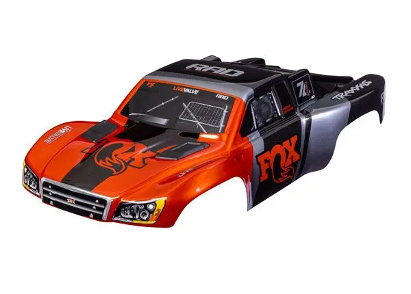 Traxxas Body, Slash Vxl 2Wd, Fox Edition (Clipless Mounting) 1
