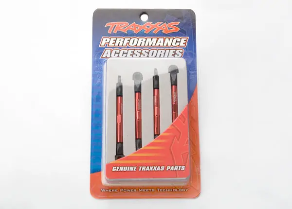 Traxxas Aluminum Toe Links (Red) (4) (Front/Rear) 1