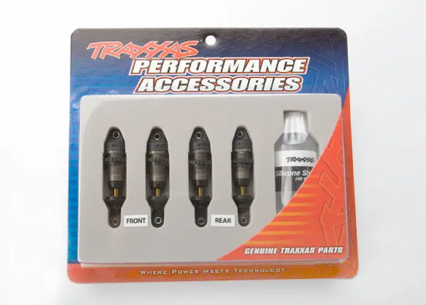 Traxxas Shocks, Gtr Hard Anodized, Ptfe-Coated Bodies With Tin Shafts (Fully Assembled, Without Springs) (4) 1