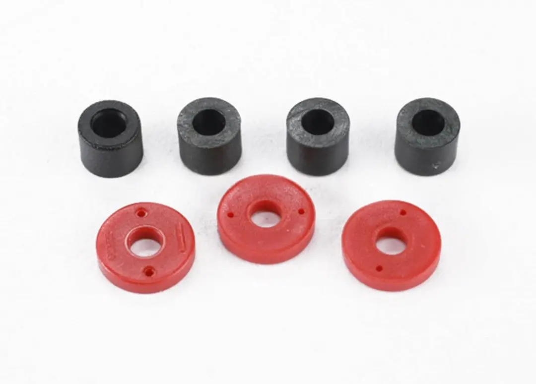 Traxxas Piston, Damper (2X0.5Mm Hole, Red)(4)/Travel Limiters (4) 1