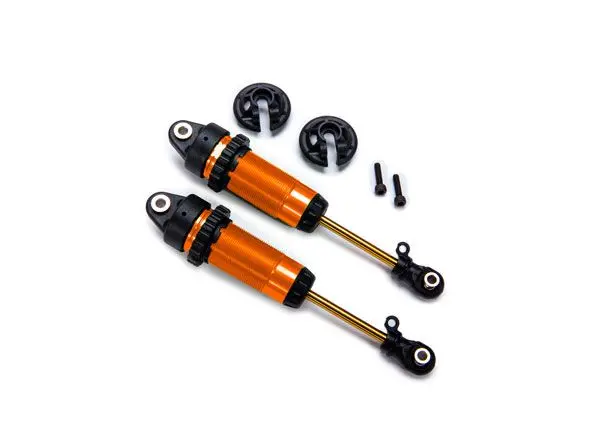 Traxxas Shocks, Gtr Xx-Long Orange-Anodized Fully Assembled (2) 1