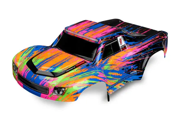 Traxxas Body, Latrax Desert Prerunner, Burst (Painted)/ Decals 1