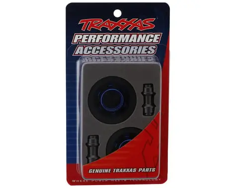 Traxxas X-Maxx/Xrt 4Wd Aluminum Wheelie Bar Wheels (Blue) (2) 1