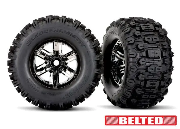 Traxxas Premount X-Maxx Black Chrome With Sledgehammer Belted(2) 1