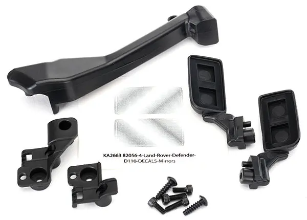 Traxxas Mirrors, Side (Left & Right)/ Snorkel/ Mounting Hardware 1