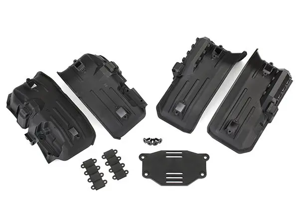 Traxxas Fenders, Inner, Front & Rear (2 Each)/ Rock Light Covers (8)/ Battery Plate/ 3X8 Flathead Screws (4) 1