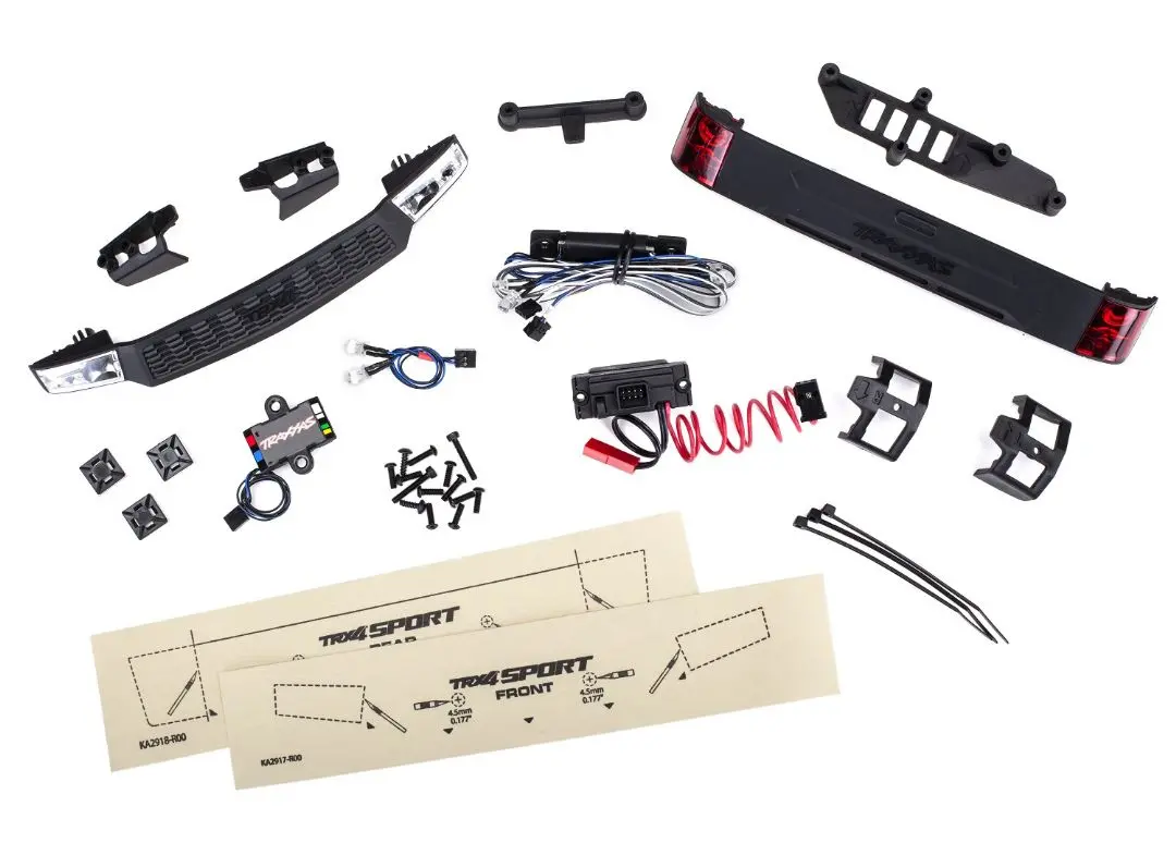 Traxxas Led Light Kit, Complete With Power Supply (Contains Headlights, Tail Lights, & Distribution Block) (Fits #8111 Body) 1