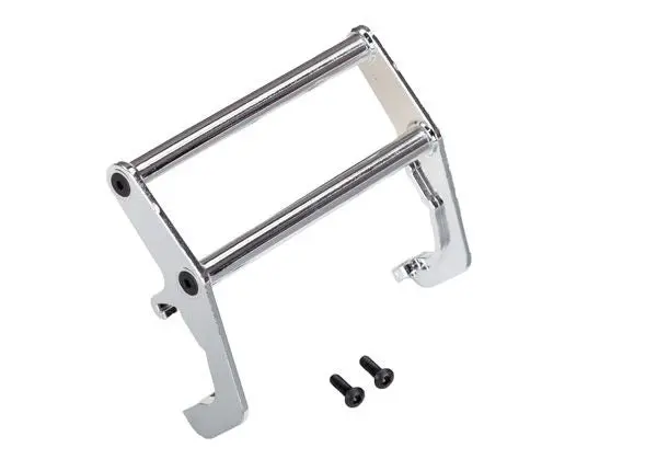 Traxxas Push Bar, Bumper, Chrome (Assembled) (Fits #8137 Bumper) 1