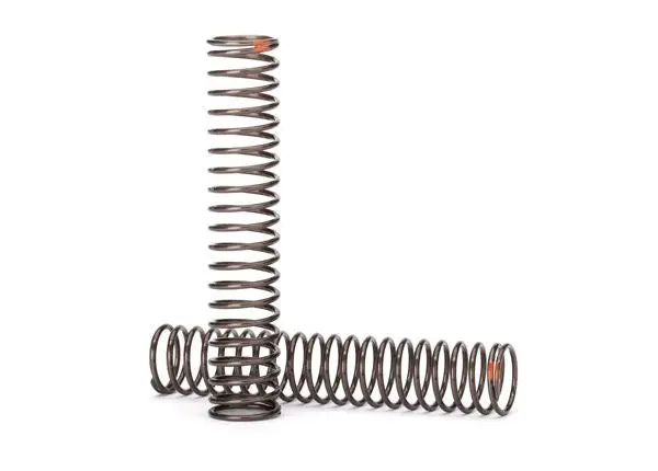 Traxxas Springs, Shock, Long (Natural Finish) (Gts) (0.39 Rate, Orange Stripe) (For Use With Trx-4 Long Arm Lift Kit) 1