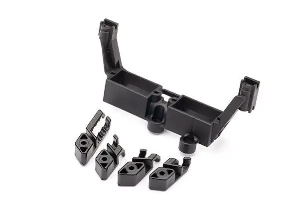 Traxxas Servo Mount, 2-Speed/ Servo Mount, T-Lock/ Wire Clips 1