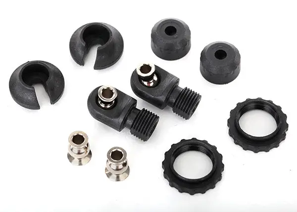 Traxxas Caps & Spring Retainers, Gts Shocks (Upper Cap (2)/ Hollow Balls (4)/ Bottom Cap (2)/ Upper Retainer (2)/ Lower Retainer (2)) 1