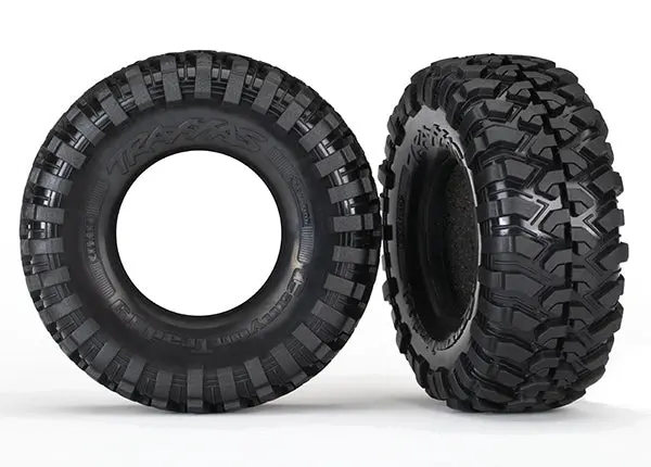 Traxxas 1.9" Canyon Trail S1 Tires 4.6" Od (2) 1