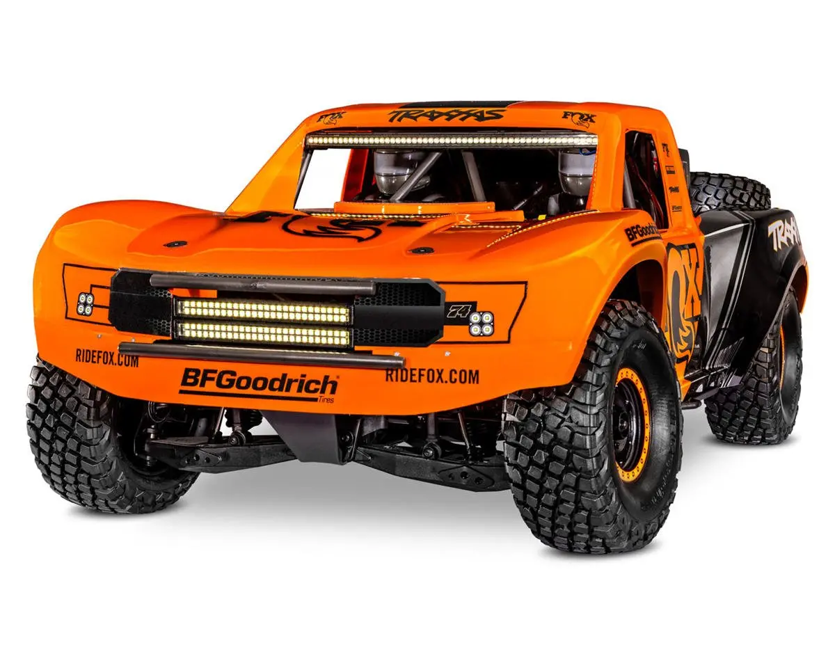 Traxxas Unlimited Desert Racer Udr 6S Rtr 4Wd Race Truck (Fox) W/Led Lights & Tqi 2.4Ghz Radio 1