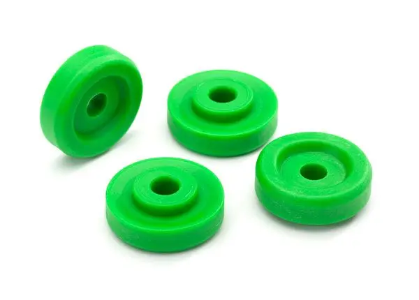 Traxxas Wheel Washers, Green (4) 1