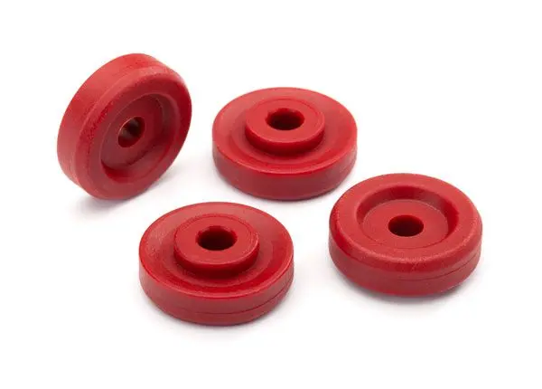 Traxxas Wheel Washers, Red (4) 1