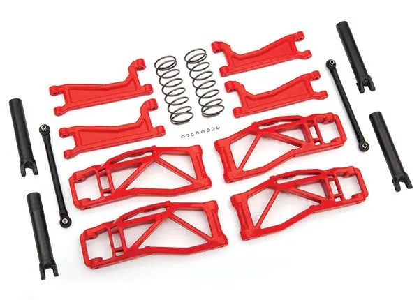Traxxas Suspension Kit, Widemaxx, Red 1