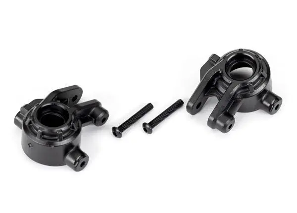 Traxxas Steering Blocks, Extreme Heavy Duty, Black 1