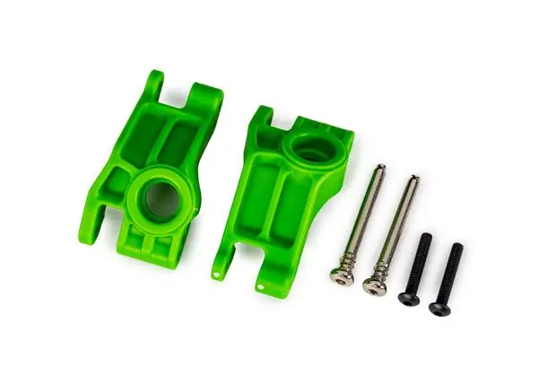 Traxxas Carriers, Stub Axle, Rear, Green (2)(#9180/9181/9182) 1