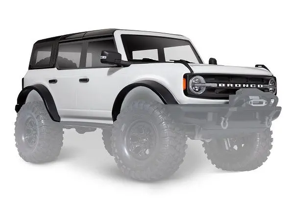 Traxxas Body, Ford Bronco (2021), Complete, White (Painted) 1