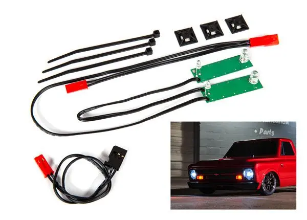 Traxxas Drag Slash Chevrolet C10 Front Led Light Set (White) 1