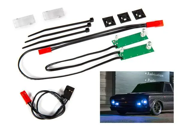 Traxxas Led Light Set, Front, Complete (Blue) 1