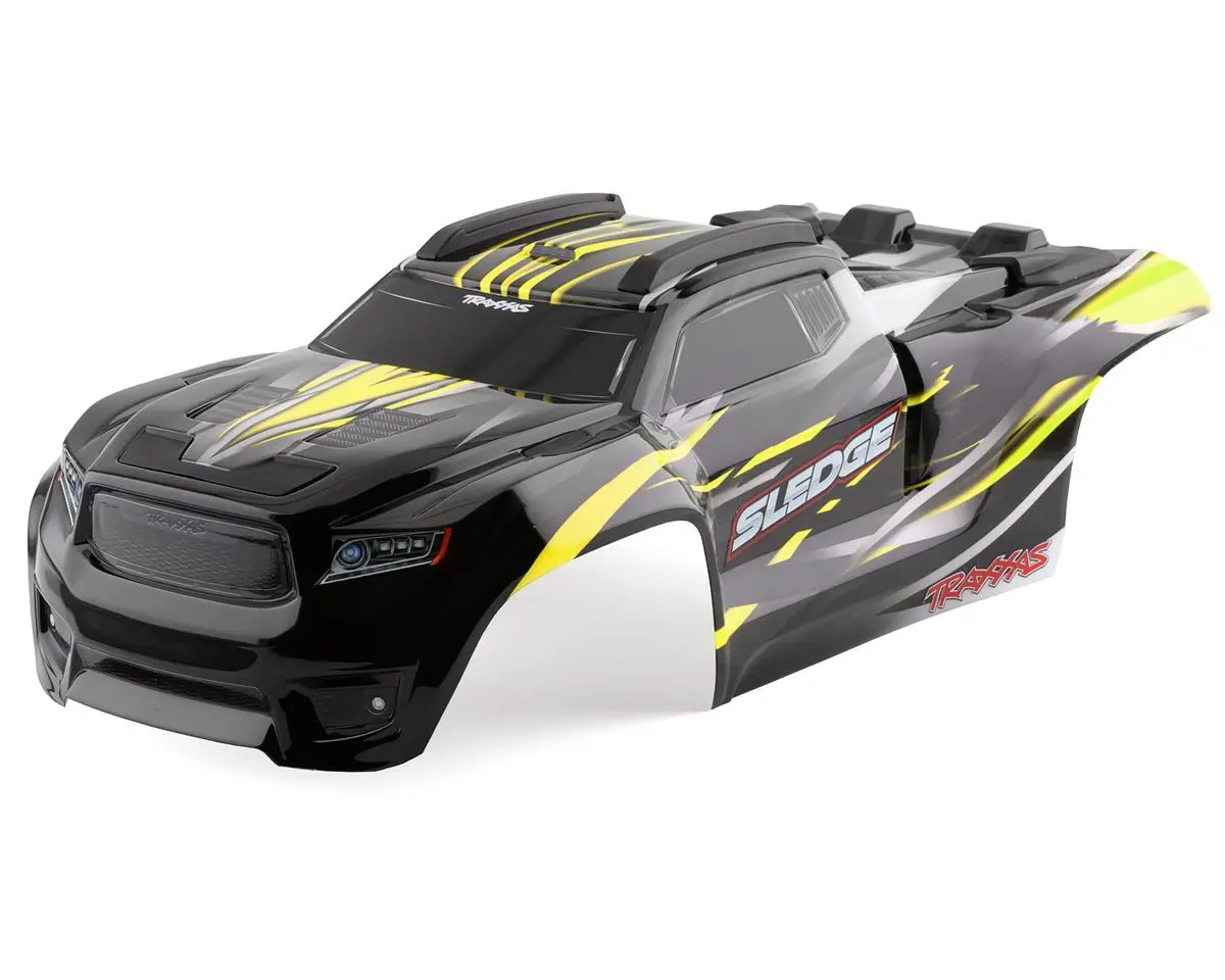 Traxxas Sledge Body With Decals (Clear) 1