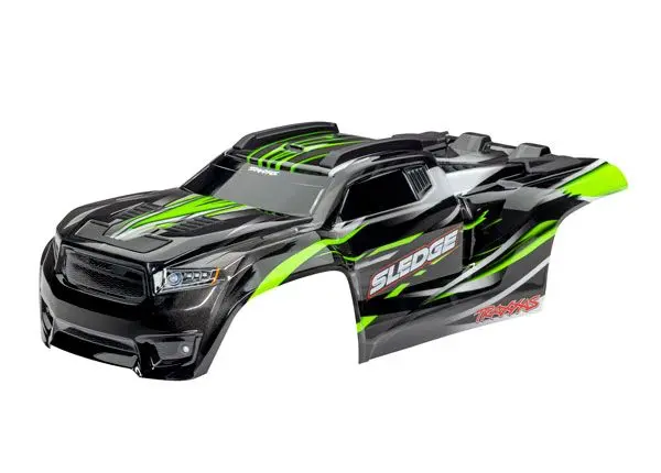 Traxxas Body, Sledge, Green/ Window, Grille, Lights Decal Sheet 1