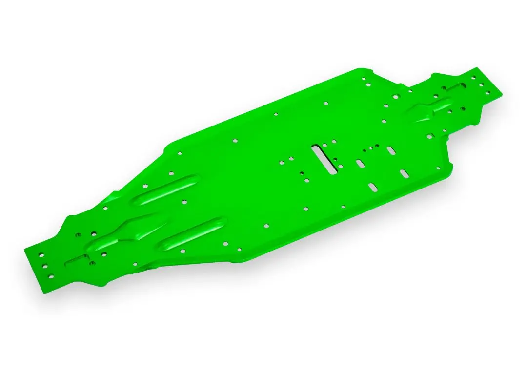 Traxxas Chassis, Sledge, Aluminum (Green-Anodized) 1
