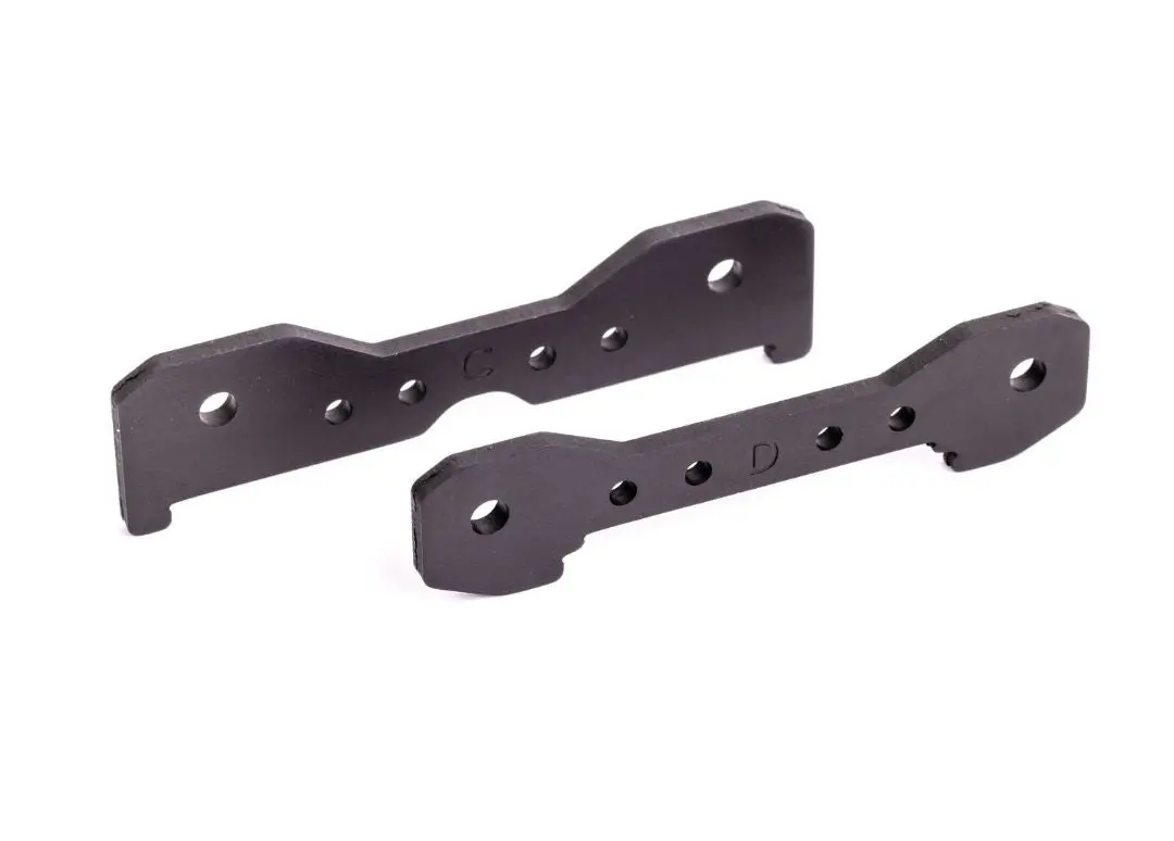 Traxxas Tie Bars, Rear, Aluminum (Dark Titanium-Anodized) 1