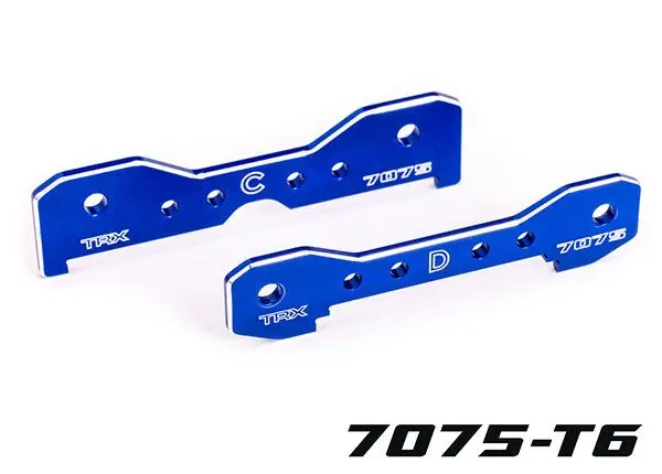 Traxxas Tie Bars, Rear, 7075-T6 Aluminum (Blue-Anodized) 1