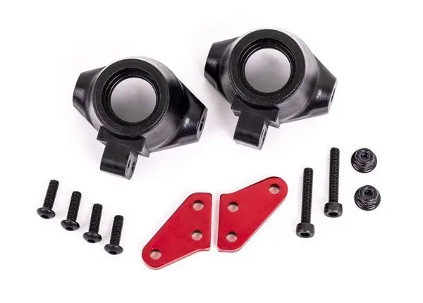 Traxxas Steering Block Arms (Aluminum, Red-Anodized) (2) 1